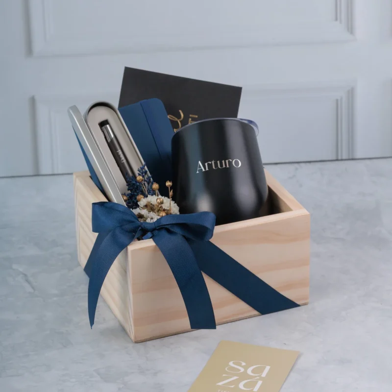 Set Oficina Hombre con Libreta & Vaso Térmico Personalizados