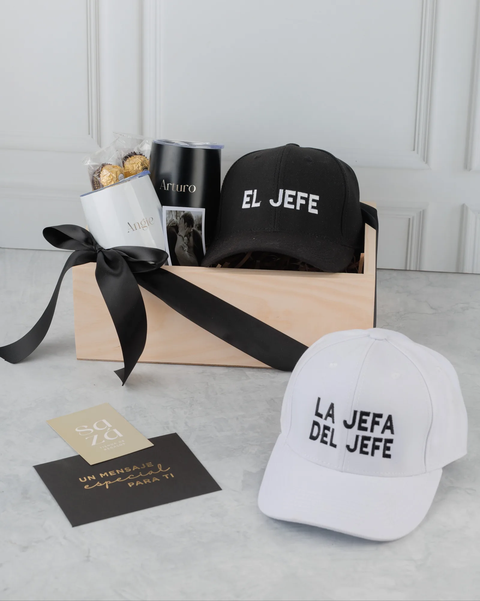 La Jefa Del Jefe: Vasos Térmicos Personalizados, Bombones & Gorros