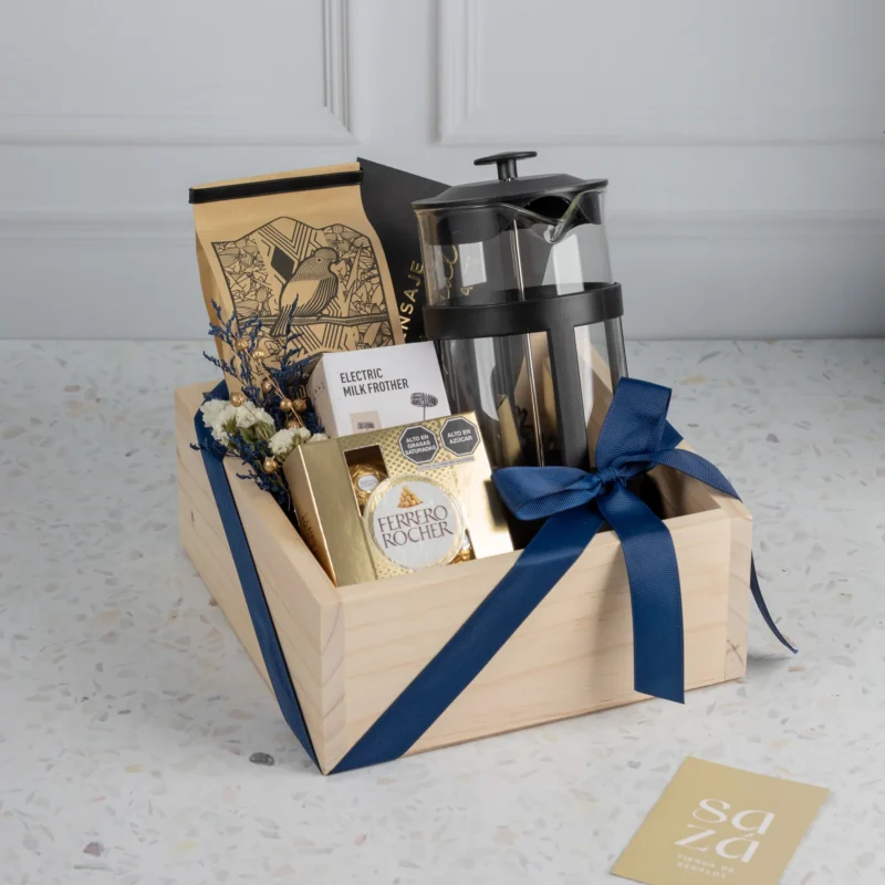 Coffee Pack con Cafetera, Espumante & Bombones