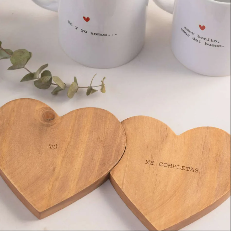 Set Amor Completo: Tazas Personalizadas & Brownies