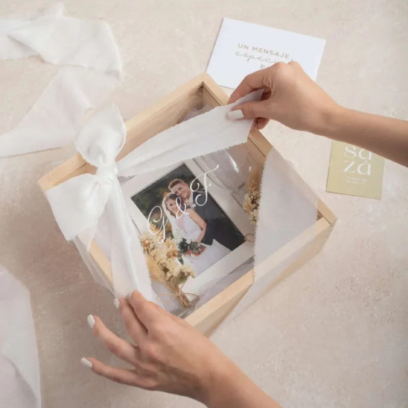 Pack Novios con Copas & Fotos Personalizadas