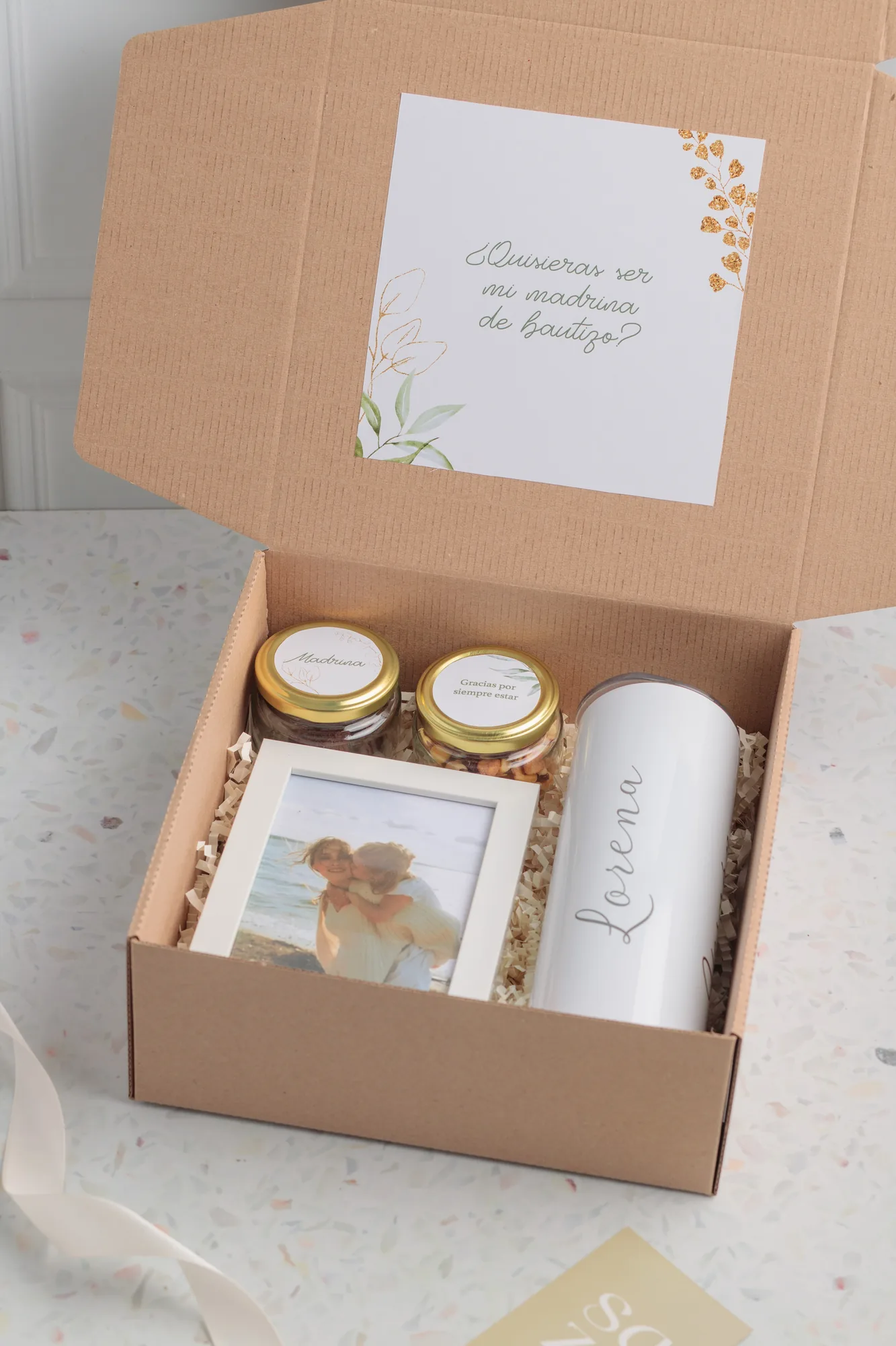 Box Padrino/Madrina: Termo & Foto Personalizada